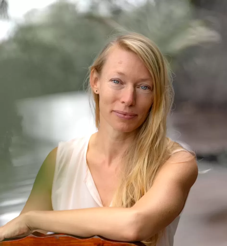 woman sitting on chair